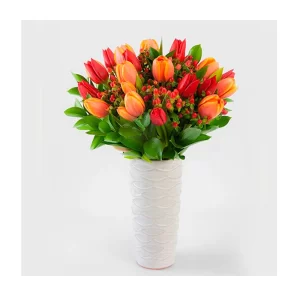 arreglos de tulipanes