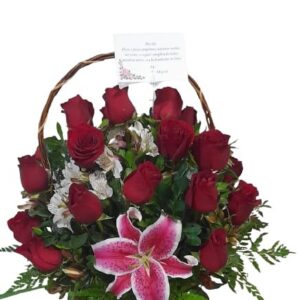 Canasta Floral para Día de la Madre