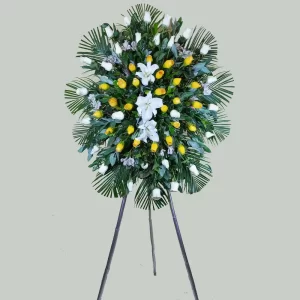 trípode amarillo fúnebre