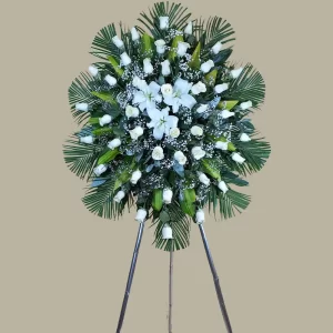 trípode para velorio con lilium